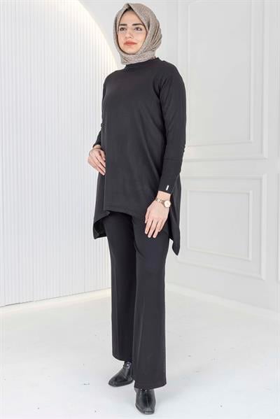 Merserize Triko Tunik Siyah OTW884