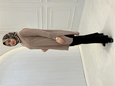 Merserize Triko Tunik Vizon OTW130