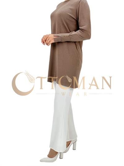 Merserize Triko Tunik Vizon OTW2800