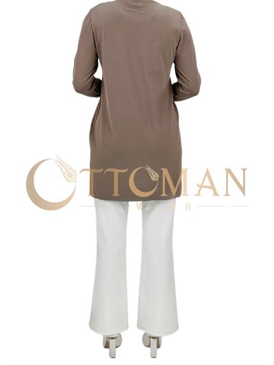 Merserize Triko Tunik Vizon OTW2800