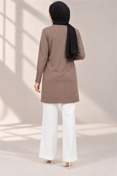 Merserize Triko Tunik Vizon OTW2800