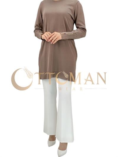 Merserize Triko Tunik Vizon OTW2800