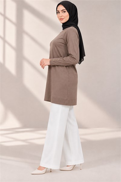 Merserize Triko Tunik Vizon OTW2800