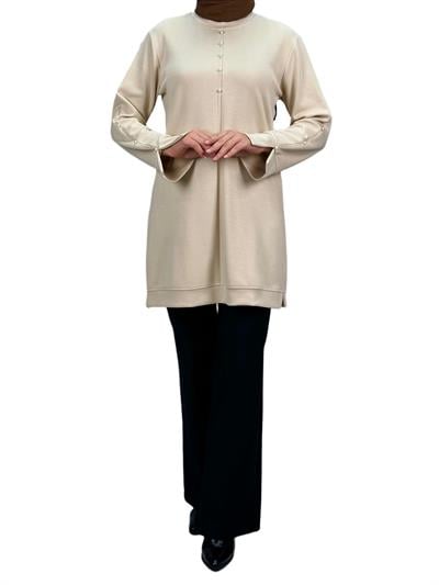 Modal İncili Tunik Taş OTW2118