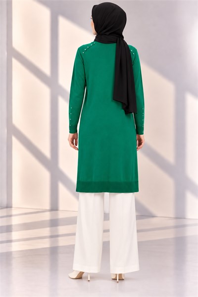 Omuzu Zımbalı Triko Tunik Benetton OTW2769