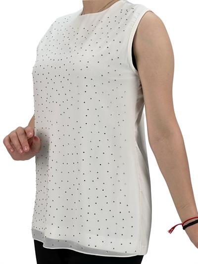 Önü Şifon Arkası Penye Kısa İçlik Ekru OTW404