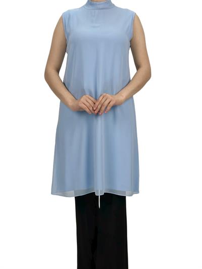 Önü Şifon İçlik Açık Mavi OTW8831-772