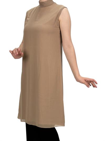 Önü Şifon İçlik Bej OTW8831-772