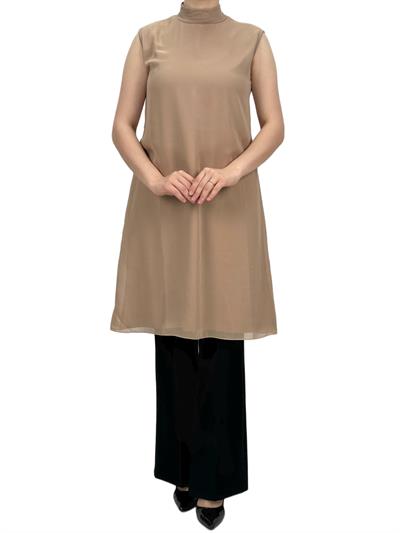 Önü Şifon İçlik Bej OTW8831-772