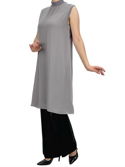 Önü Şifon İçlik Gri OTW8831-772