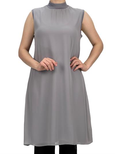 Önü Şifon İçlik Gri OTW8831-772
