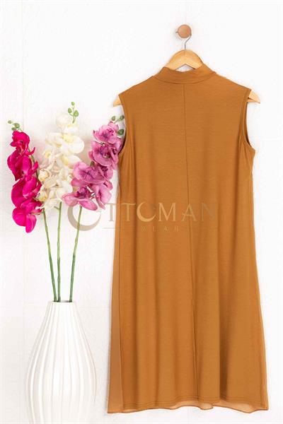 Önü Şifon İçlik Hardal OTW8831-772