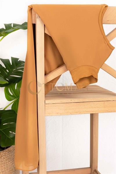 Önü Şifon İçlik Hardal OTW8831-772