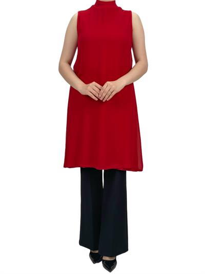 Önü Şifon İçlik Kırmızı OTW8831-772