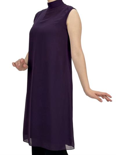Önü Şifon İçlik Mor OTW8831-772