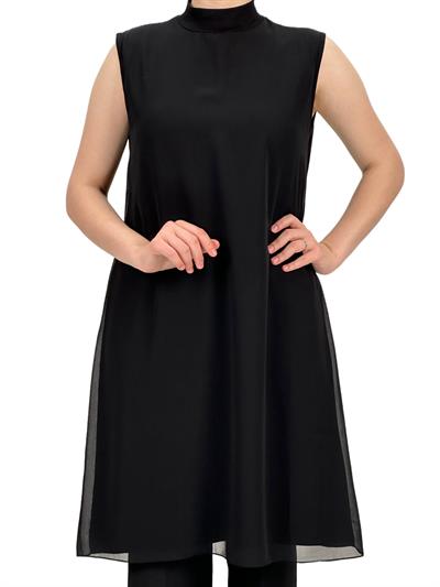 Önü Şifon İçlik Siyah OTW8831-772