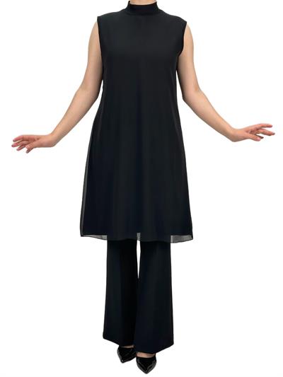 Önü Şifon İçlik Siyah OTW8831-772