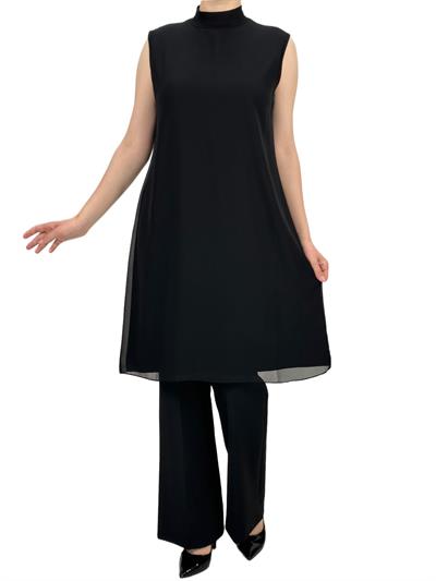 Önü Şifon İçlik Siyah OTW8831-772