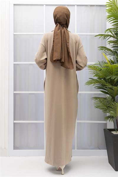 Önü Taşlı Spor Elbise Vizon OTW7235