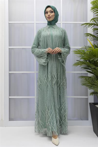 ORHAN STORE ABAYA TAKIM Mint OTW2183