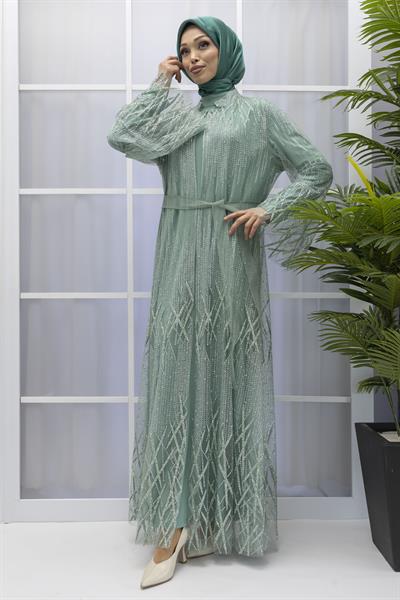 ORHAN STORE ABAYA TAKIM Mint OTW2183