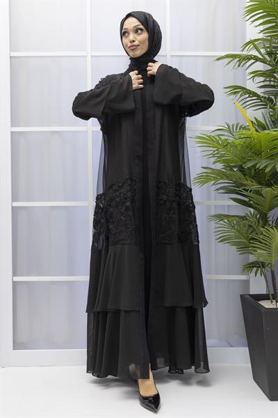 ORHAN STORE ABAYA TAKIM Siyah OTW1990