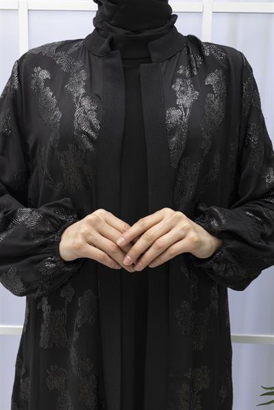 ORHAN STORE ABAYA TAKIM Siyah OTW2308