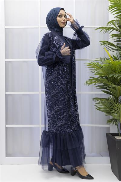 ORHAN STORE ABAYALI TAKIM Lacivert OTW2374