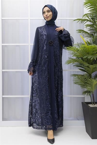 ORHAN STORE ABAYALI TAKIM Lacivert OTW1710