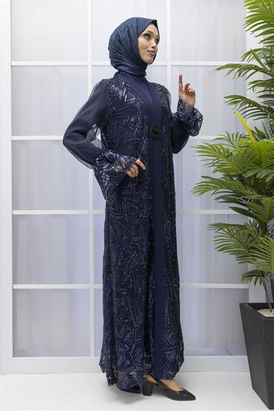 ORHAN STORE ABAYALI TAKIM Lacivert OTW1710