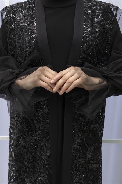 ORHAN STORE ABAYALI TAKIM Siyah OTW2374