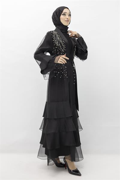 ORHAN STORE ABAYALI TAKIM Siyah OTW2429