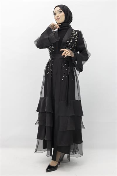 ORHAN STORE ABAYALI TAKIM Siyah OTW2429