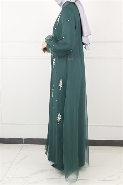 Orhan Store Abayalı Takım Zümrüt OTW2415