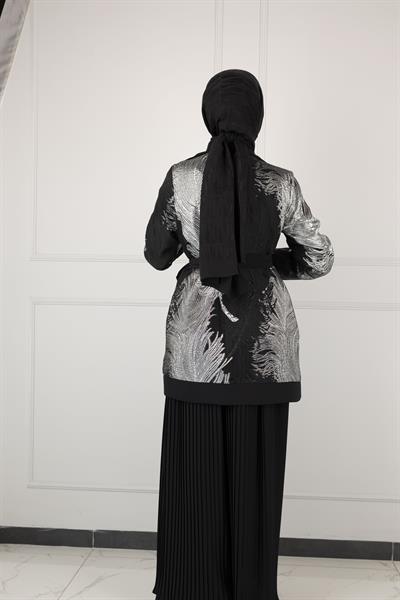 Orhan Store Abiye Pantolonlu Takım Siyah OTW2013