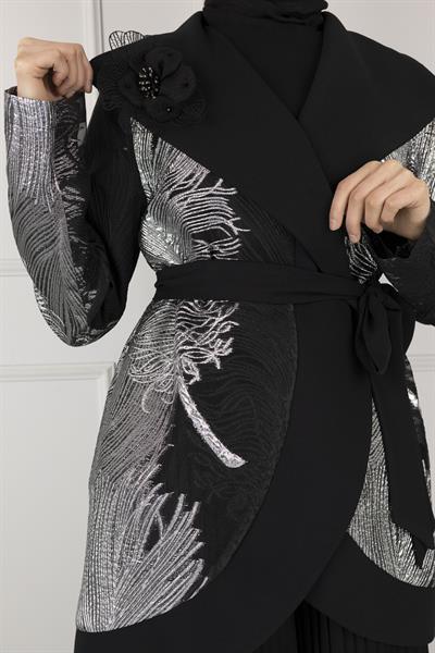 Orhan Store Abiye Pantolonlu Takım Siyah OTW2013