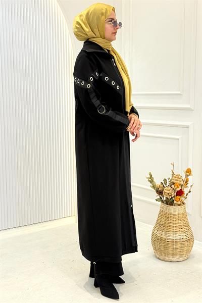 Orhan Store Astarlı Çelik Örme Kap Siyah OTW1493