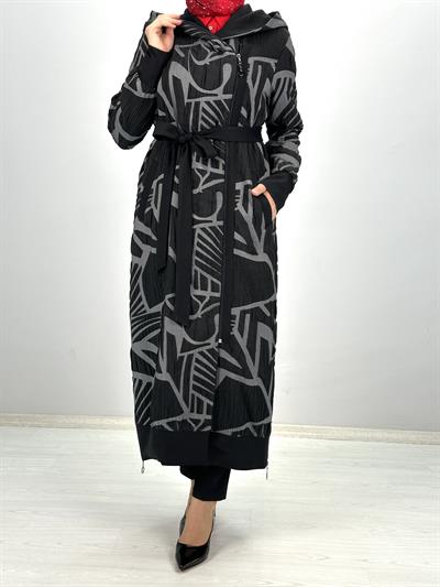 Orhan Store Astarlı Kap Siyah-Gri OTW1466