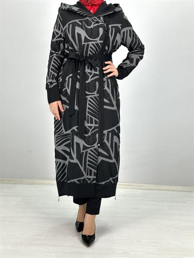 Orhan Store Astarlı Kap Siyah-Gri OTW1466