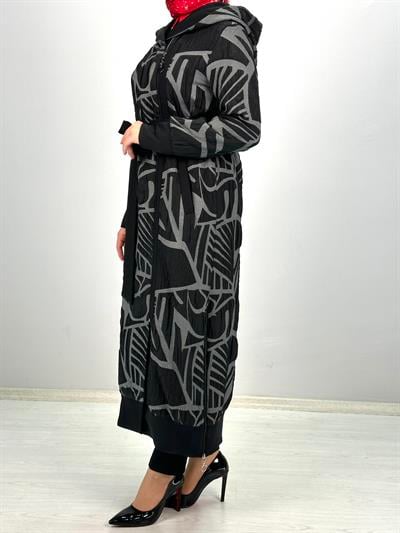 Orhan Store Astarlı Kap Siyah-Gri OTW1466