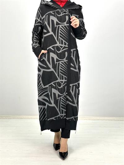 Orhan Store Astarlı Kap Siyah-Gri OTW1466