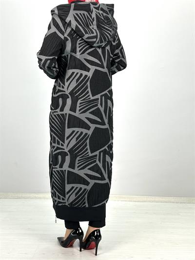 Orhan Store Astarlı Kap Siyah-Gri OTW1466