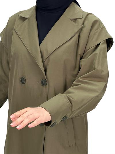 Orhan Store Astarlı Trenç Haki OTW1111