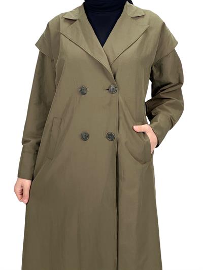 Orhan Store Astarlı Trenç Haki OTW1111