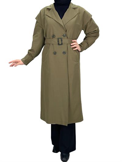 Orhan Store Astarlı Trenç Haki OTW1111