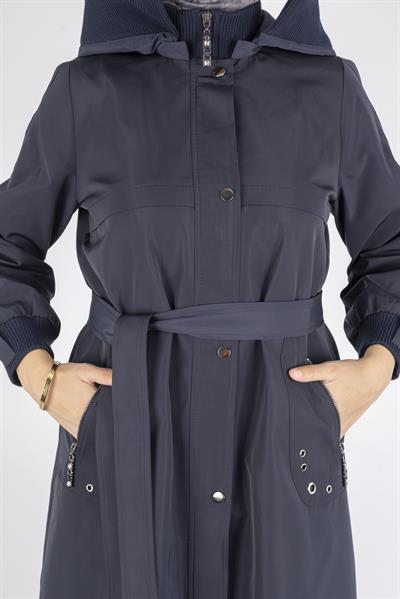 Orhan Store Astarlı Yağmurluk Lacivert OTW1583