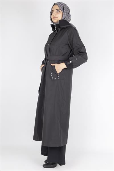 Orhan Store Astarlı Yağmurluk Siyah OTW1583