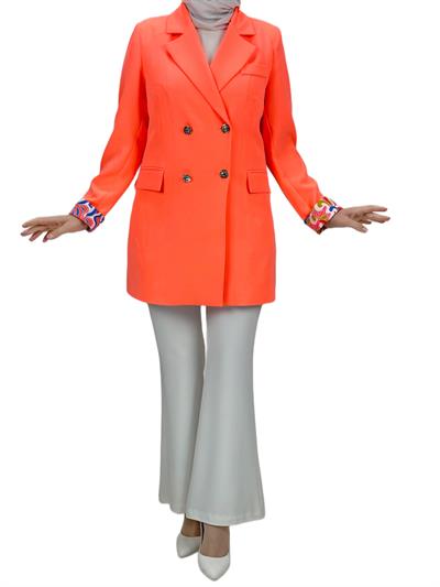 Orhan Store Blazer Ceket Şeftali OTW1109