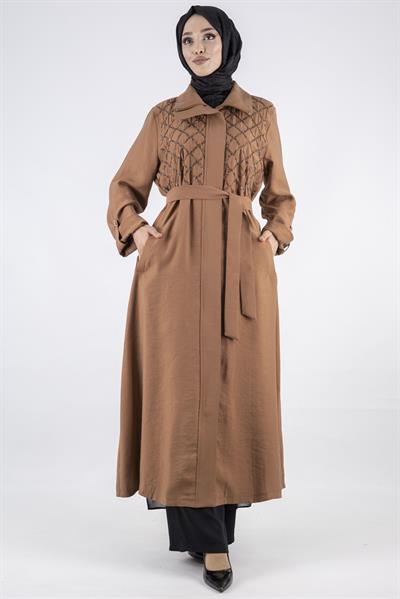 Orhan Store Büyük Beden Kap Kahve OTW1554