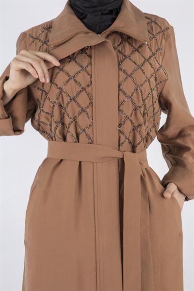 Orhan Store Büyük Beden Kap Kahve OTW1554